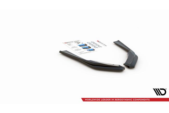 Maxton Design Diffusor Flaps für Infiniti Q60 S Mk2 Hochglanz schwarz
