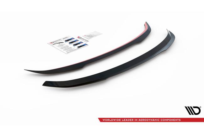 Maxton Design Heckspoiler Lippe für Kia XCeed Mk1 Hochglanz schwarz