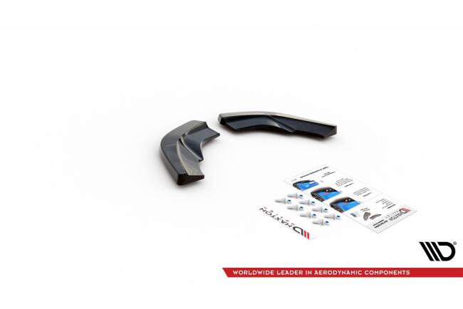 Maxton Design Diffusor Flaps V.2 für Mercedes A-Klasse W176 Hochglanz schwarz