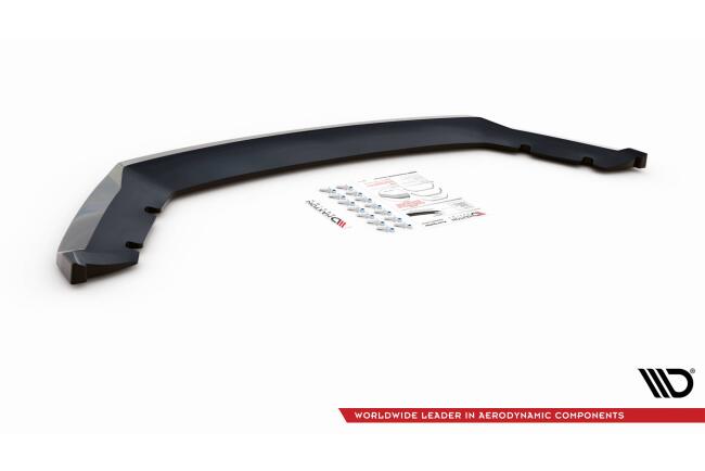 Maxton Design Frontlippe V.2 für Seat Leon Mk3 Facelift 2016-2020 Hochglanz schwarz