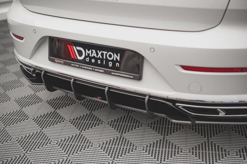 Maxton Design Street Pro Heckdiffusor für Arteon R-Line Facelift Schwarz