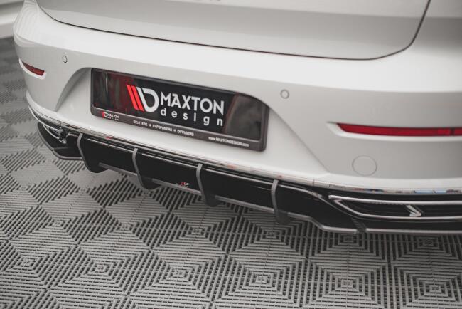 Maxton Design Street Pro Heckdiffusor für Arteon R-Line Facelift Schwarz