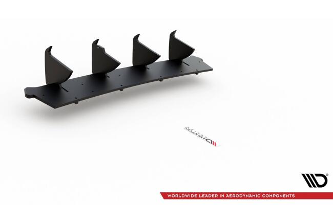 Maxton Design Street Pro Heckdiffusor für Volkswagen Golf 8 GTI Schwarz
