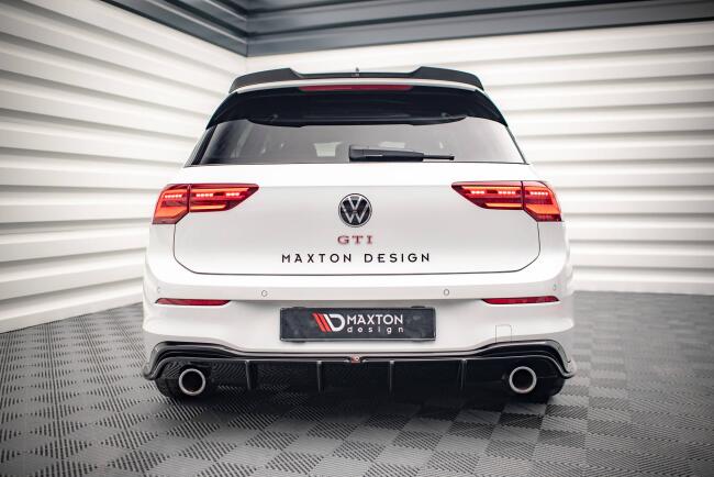 Maxton Design Heckdiffusor V.4 für VW Golf 8 GTI / GTD / GTE / R-Line Hochglanz schwarz