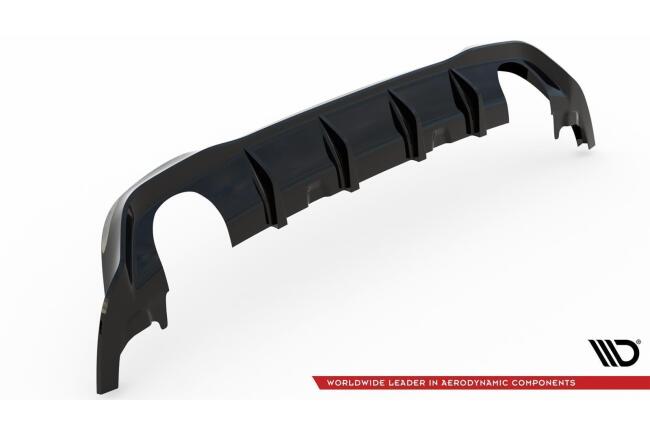 Maxton Design Heckdiffusor V.6 für VW Golf 8 GTI / GTD / GTE / R-Line Hochglanz schwarz