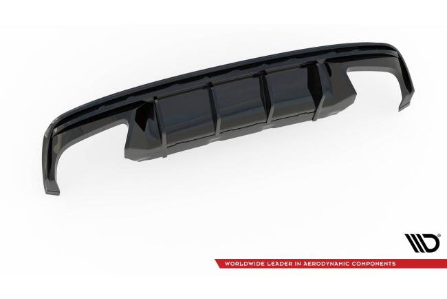 Maxton Design Heckdiffusor für Skoda Octavia RS Mk4 Hochglanz schwarz