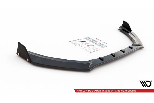 Maxton Design Frontlippe V.4 für Ford Fiesta ST / ST-Line Hochglanz schwarz