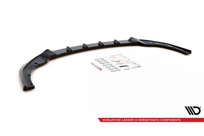 Maxton Design Frontlippe für Ford Kuga ST-Line Mk3 Hochglanz schwarz