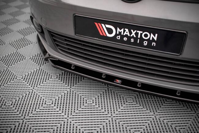 Maxton Design Frontlippe für VW Caddy Mk3 Facelift Hochglanz schwarz