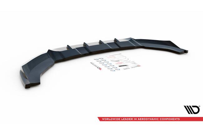 Maxton Design Frontlippe V.1 für Audi Q3 S-Line 8U Facelift Hochglanz schwarz