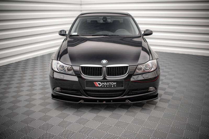 Maxton Design Frontlippe V.1 für BMW 3er E90 Hochglanz schwarz