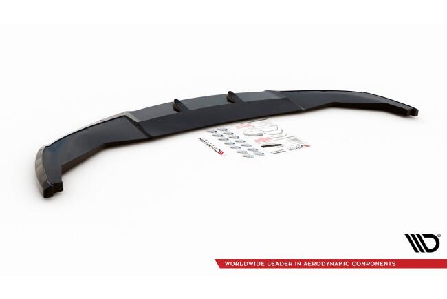 Maxton Design Frontlippe V.1 für BMW 7 M-Paket F01 Hochglanz schwarz