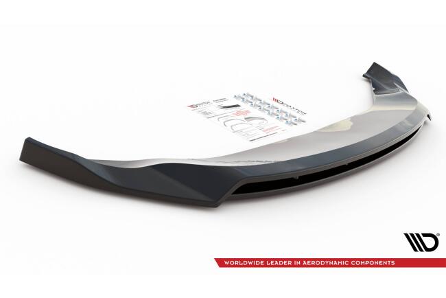 Maxton Design Frontlippe V.1 für Ford Escape ST-Line Mk3 Hochglanz schwarz