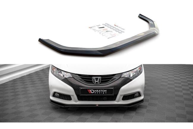 Maxton Design Frontlippe V.1 für Honda Civic Mk9 Hochglanz schwarz