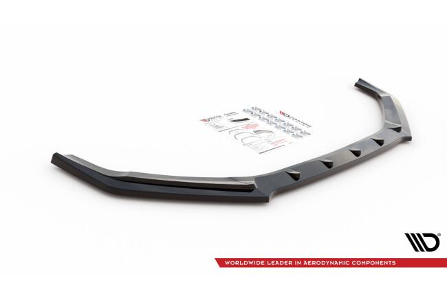 Maxton Design Frontlippe V.1 für Hyundai I20 N Mk3 Hochglanz schwarz