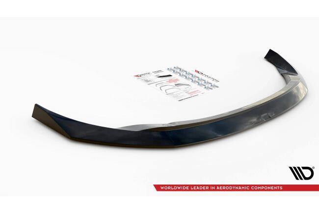 Maxton Design Frontlippe V.1 für Nissan 370Z Facelift Hochglanz schwarz