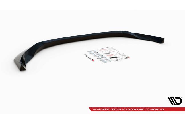 Maxton Design Frontlippe V.1 für Nissan 370Z Facelift Hochglanz schwarz