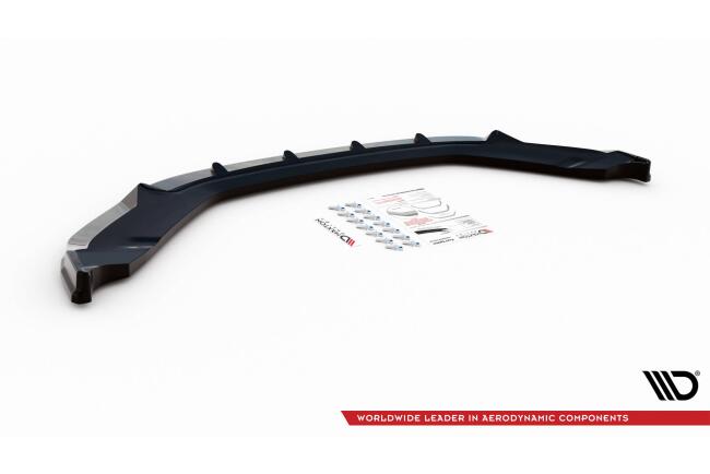 Maxton Design Frontlippe V.1 für Skoda Kodiaq Mk1 Facelift Hochglanz schwarz