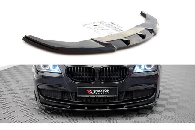 Maxton Design Frontlippe V.2 für BMW 7 M-Paket F01 Hochglanz schwarz
