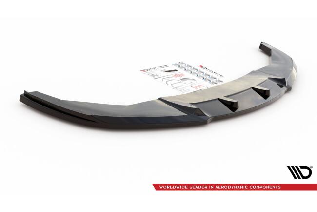 Maxton Design Frontlippe V.2 für BMW 7 M-Paket F01 Hochglanz schwarz
