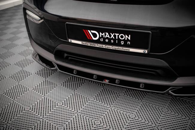 Maxton Design Frontlippe V.2 für BMW i3 Mk1 Facelift Hochglanz schwarz