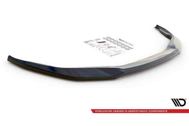 Maxton Design Frontlippe V.2 für BMW M5 F90 Facelift Hochglanz schwarz