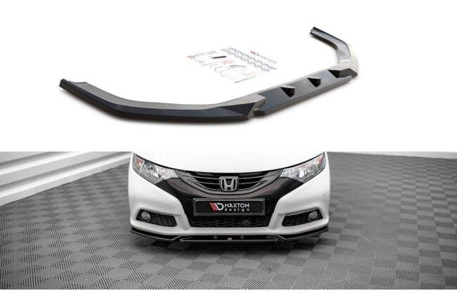 Maxton Design Frontlippe V.2 für Honda Civic Mk9 Hochglanz schwarz
