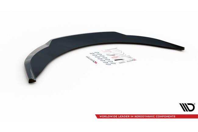Maxton Design Frontlippe V.2 für Seat Exeo Hochglanz schwarz