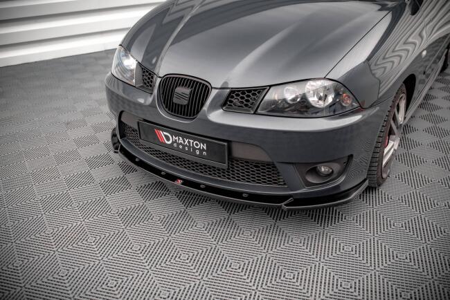 Maxton Design Frontlippe V.2 für Seat Ibiza Cupra Mk3 Hochglanz schwarz