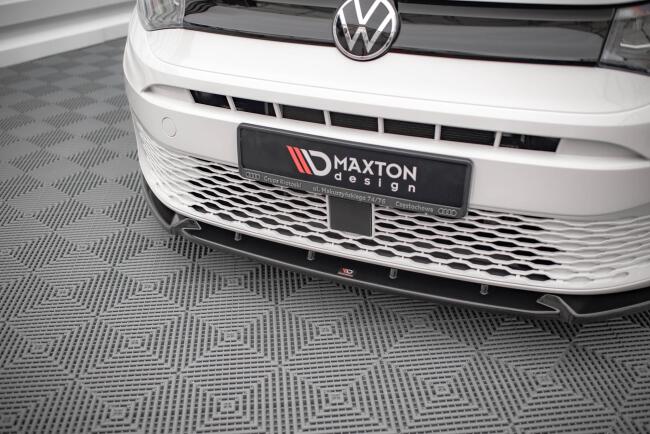 Maxton Design Frontlippe V.2 für VW Caddy Mk5 Hochglanz schwarz