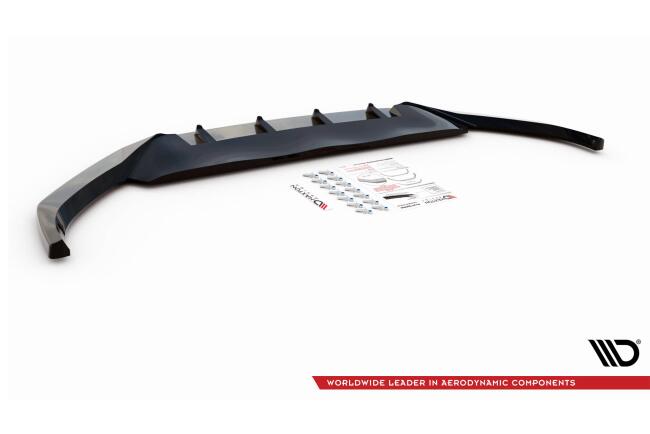Maxton Design Frontlippe V.2 für VW Passat B8 Facelift Hochglanz schwarz