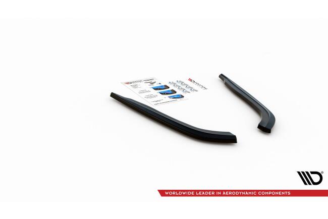 Maxton Design Diffusor Flaps für BMW 5er G30 / G31 Hochglanz schwarz