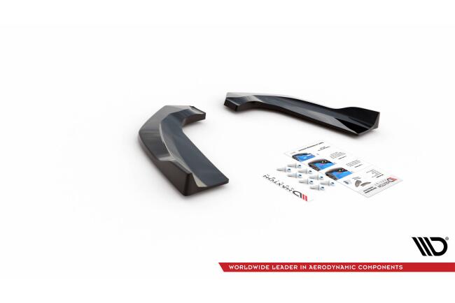 Maxton Design Diffusor Flaps für Ford Escape ST-Line Mk3 Hochglanz schwarz