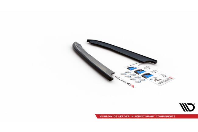 Maxton Design Diffusor Flaps für Hyundai I40 Mk1 Hochglanz schwarz
