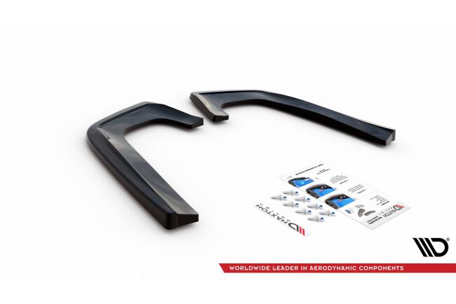 Maxton Design Diffusor Flaps V.2 für Mercedes GLE Coupe 63 AMG C292 Hochglanz schwarz