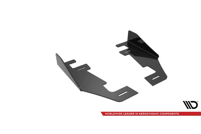 Maxton Design Street Pro Heckdiffusor Flaps für Audi RS3 Limousine 8Y Hochglanz schwarz