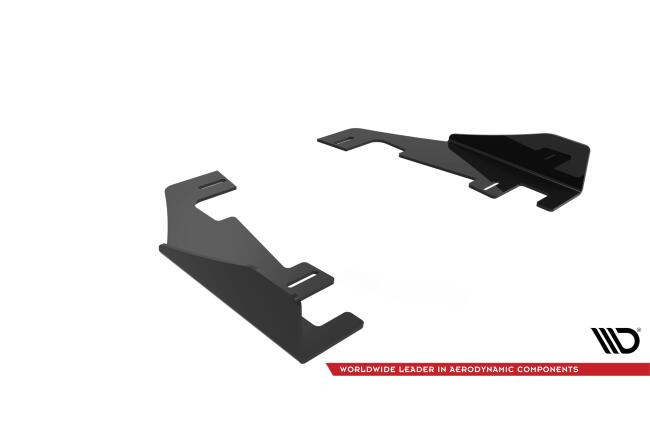 Maxton Design Street Pro Heckdiffusor Flaps für Audi RS3 Sportback 8Y Hochglanz schwarz