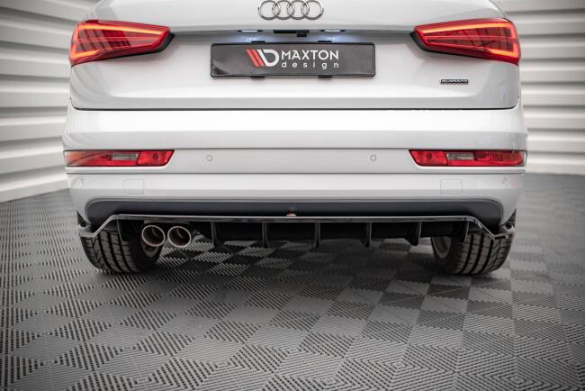 Maxton Design Heckdiffusor DTM Look für Audi Q3...