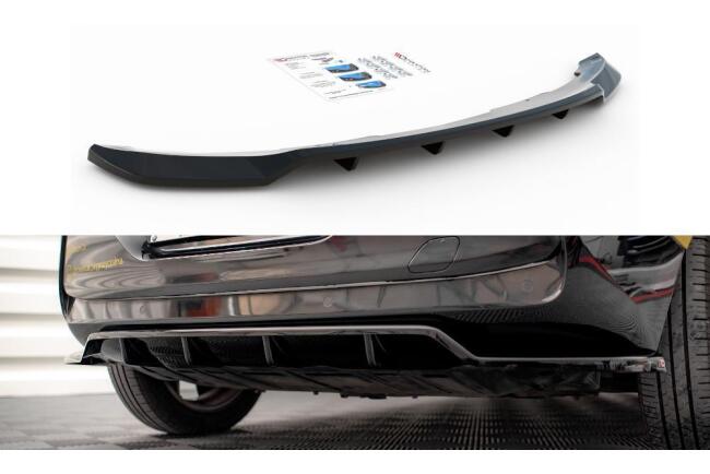Maxton Design Heckdiffusor DTM Look für BMW i3 Mk1 Facelift Hochglanz schwarz