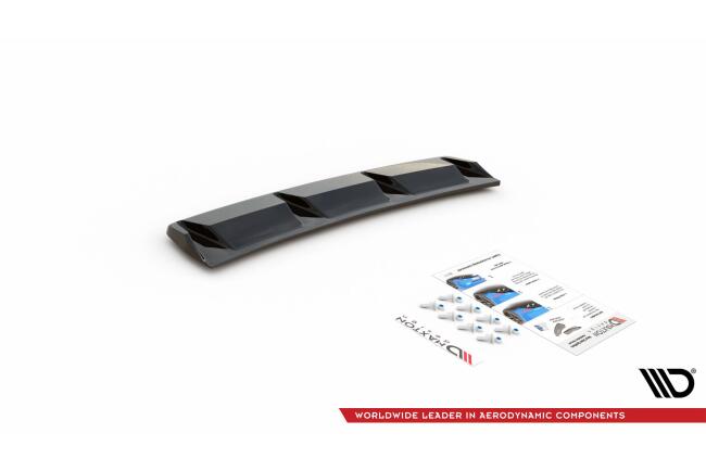 Maxton Design Heckdiffusor V.2 für Audi S3 Limousine 8Y Hochglanz schwarz