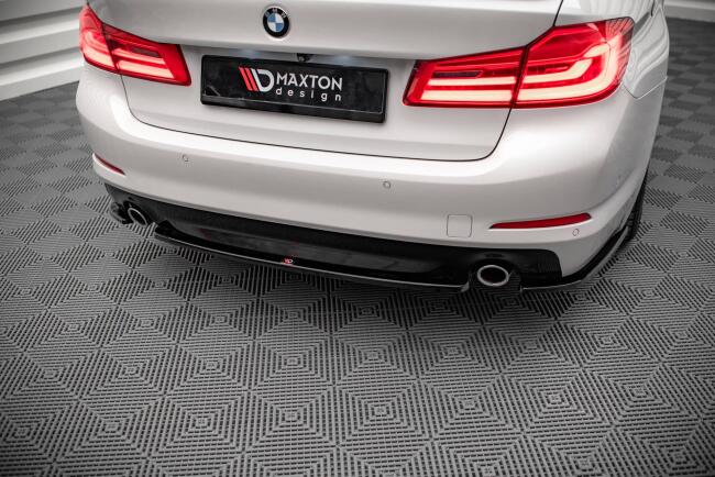 Maxton Design Heckdiffusor für BMW 5er G30 Hochglanz schwarz