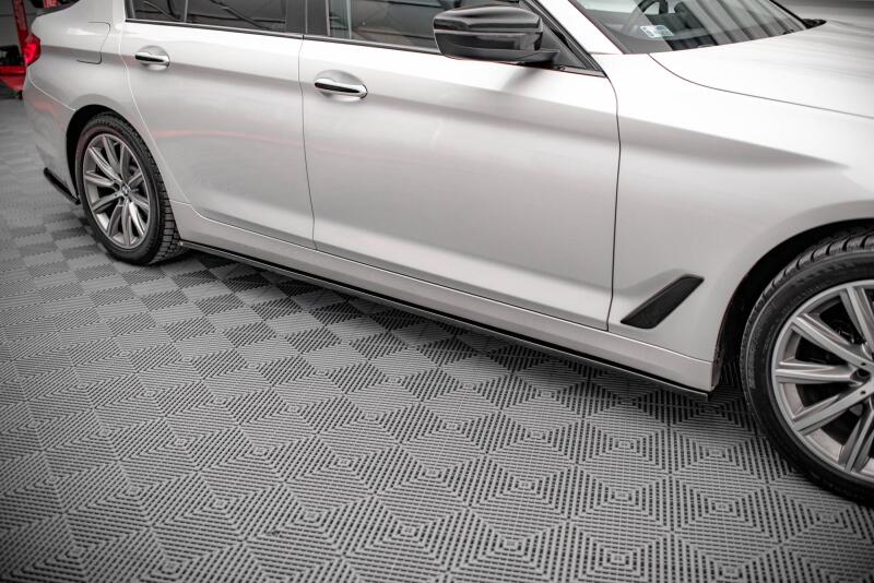 Maxton Design Seitenschweller (Paar) für BMW 5er G30 / G31 Hochglanz schwarz