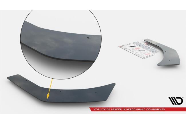 Maxton Design Street Pro Schweller Flaps für Hyundai I20 N Mk3 Hochglanz schwarz