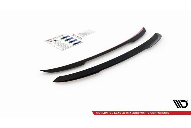 Maxton Design Heckspoiler Lippe für Renault Clio Mk5 Hochglanz schwarz