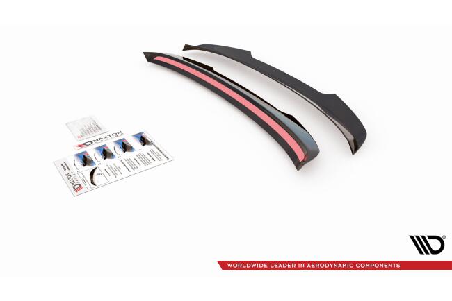 Maxton Design Heckspoiler Lippe für Skoda Fabia Combi Mk3 Hochglanz schwarz