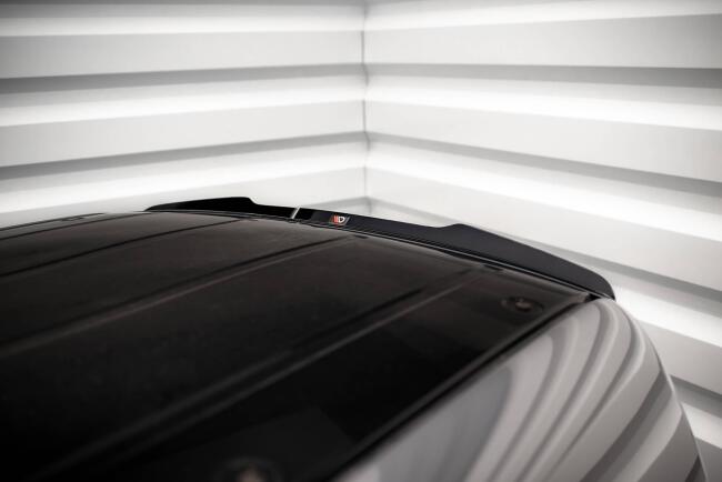 Maxton Design Heckspoiler Lippe für VW Caddy Mk3 Facelift Hochglanz schwarz