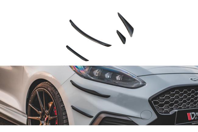 Maxton Design Flaps vorne (Canards) V.3 für Ford Fiesta Mk8 ST / ST-Line