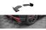 Maxton Design Street Pro Diffusor Flaps für Hyundai I20 N Mk3 rot mit Hochglanz schwarzen Flaps