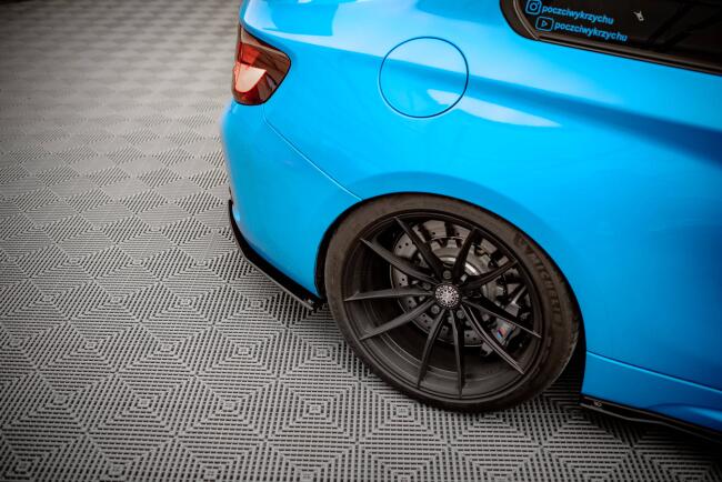 Maxton Design Street Pro Diffusor Flaps für BMW M2 F87 matt schwarz
