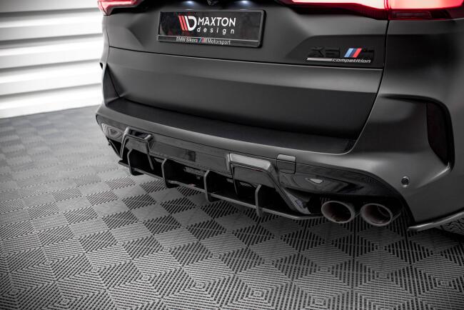 Maxton Design Street Pro Heckdiffusor für BMW X5M F95 Rot